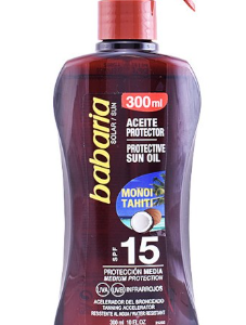 BABARIA ACEITE SOLAR SPF15