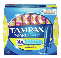 TAMPAX PEARL COMPAK REGULAR 16U