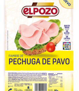 EL POZO FIAMBRE DE PECHUGA DE PAVO 80G