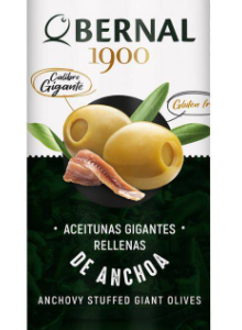 BERNAL ACEITUNAS MANZANILLA ANCHOA 600G